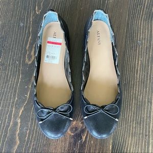 NEW Alfani Black Joesie Bow Ballet Flats 8.5